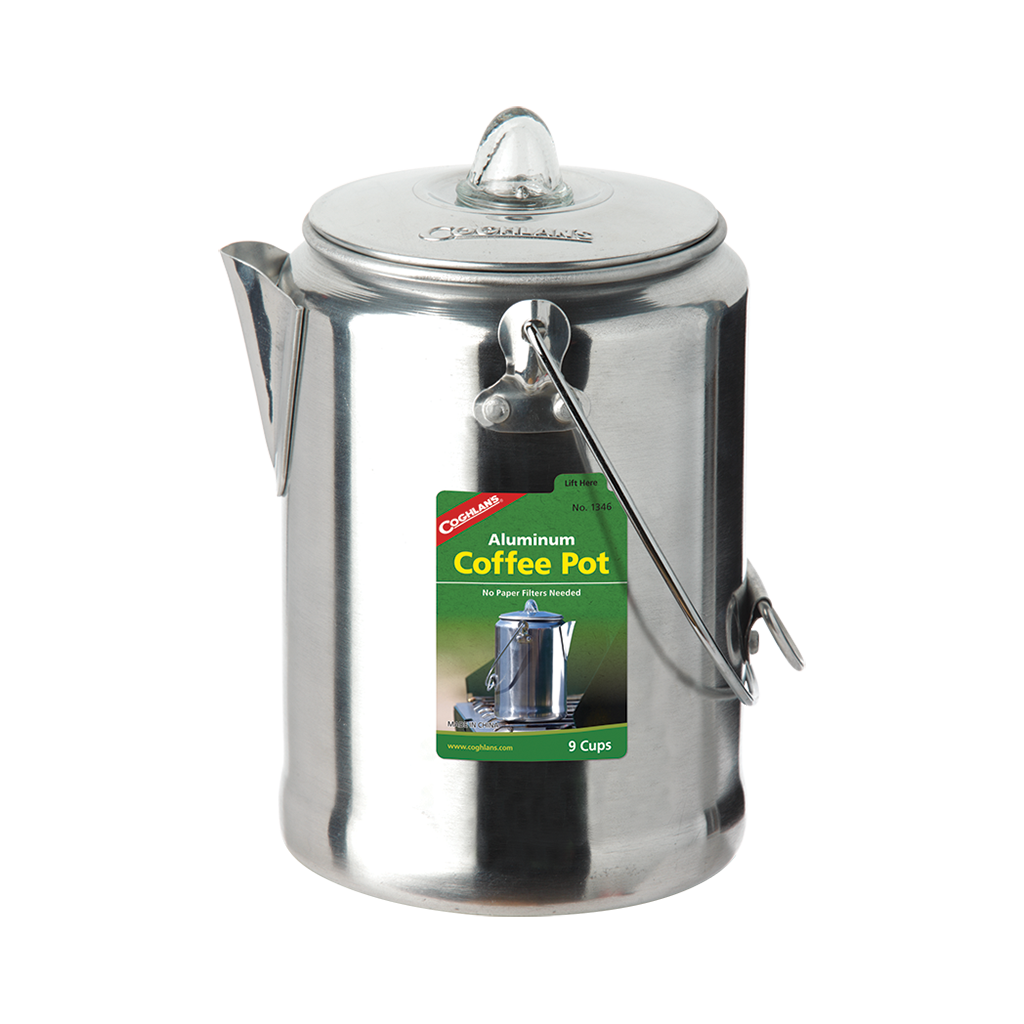 Aluminum Coffee Pot - 9 Cup