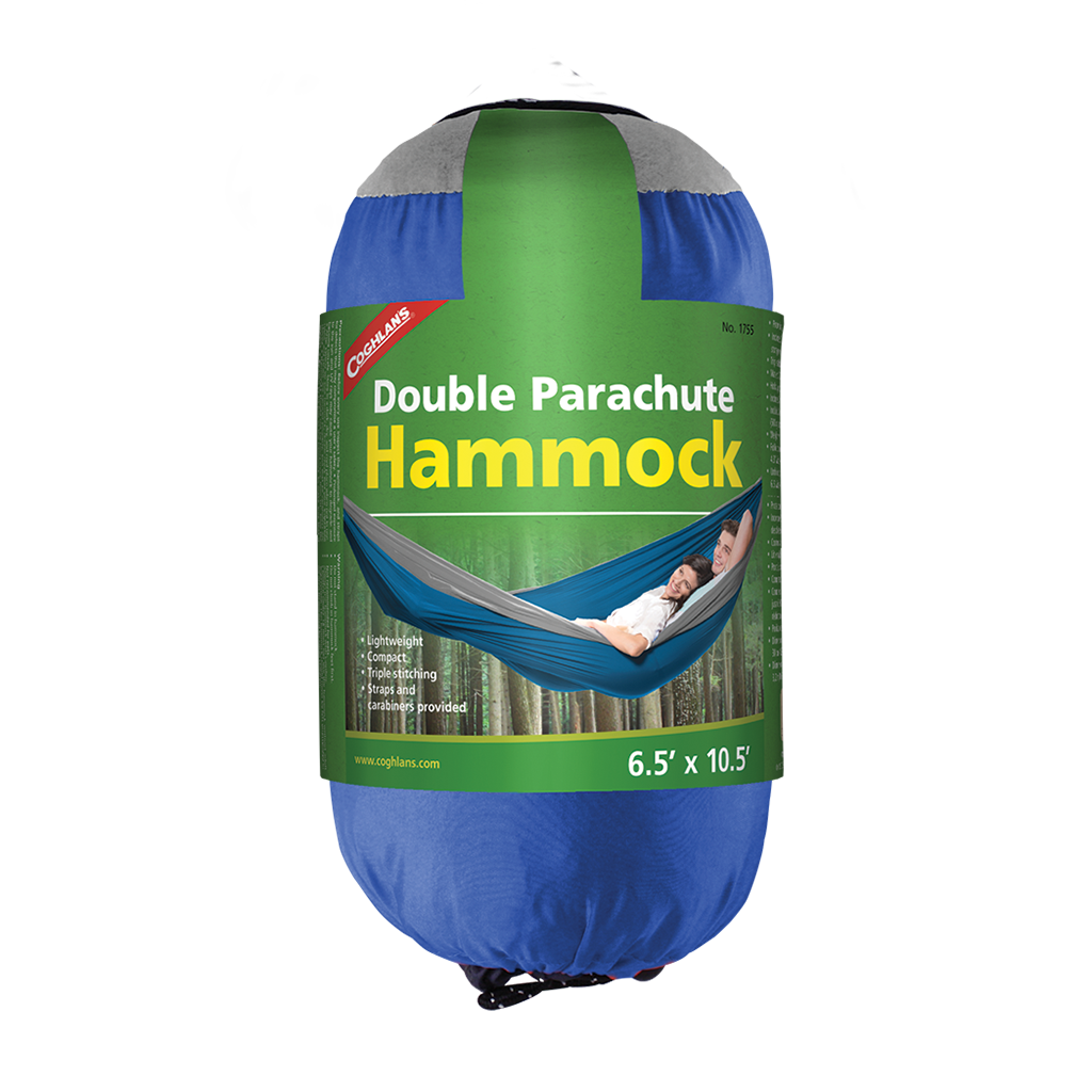 Double Parachute Hammock - Blue/Gray