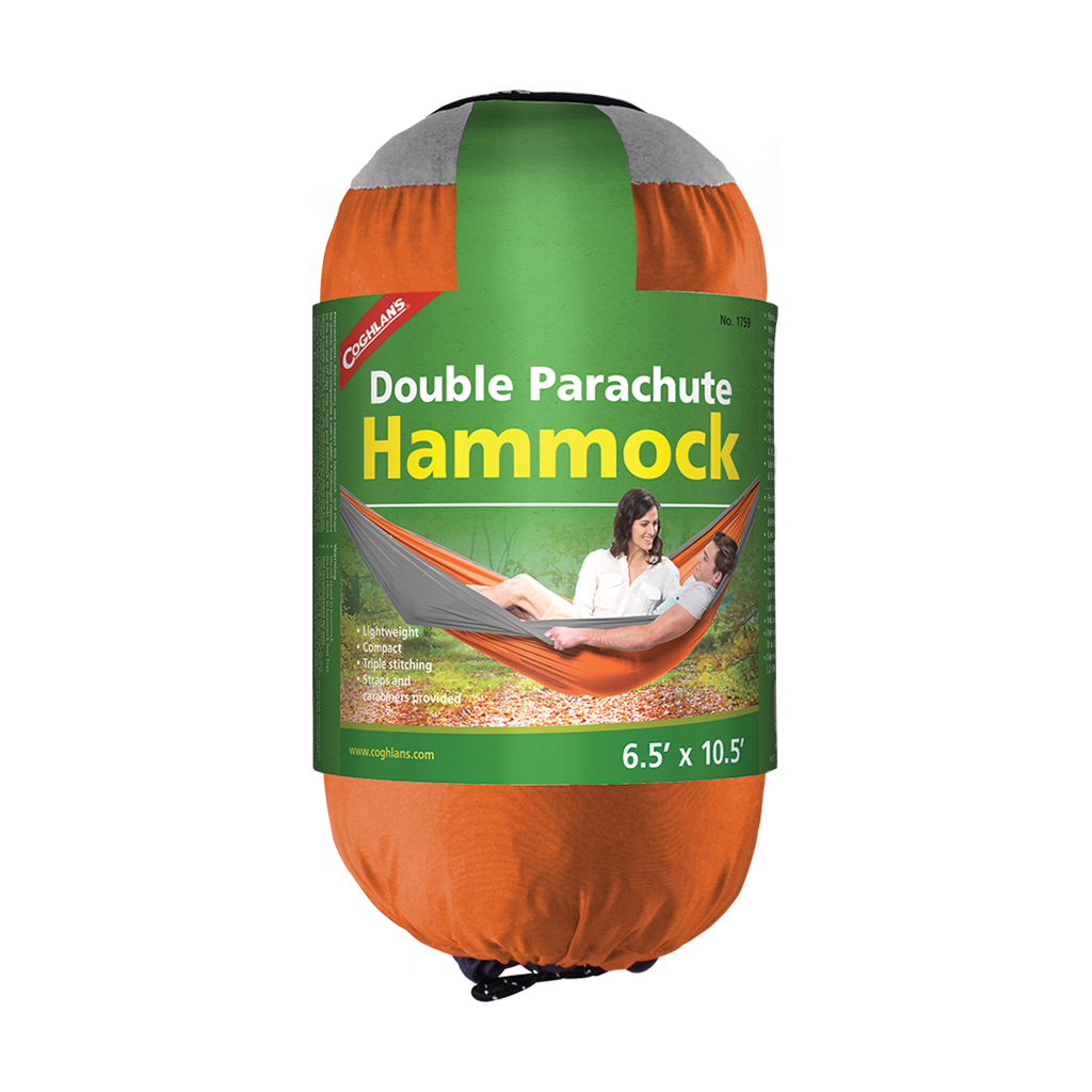 Double Parachute Hammock - Orange/Gray