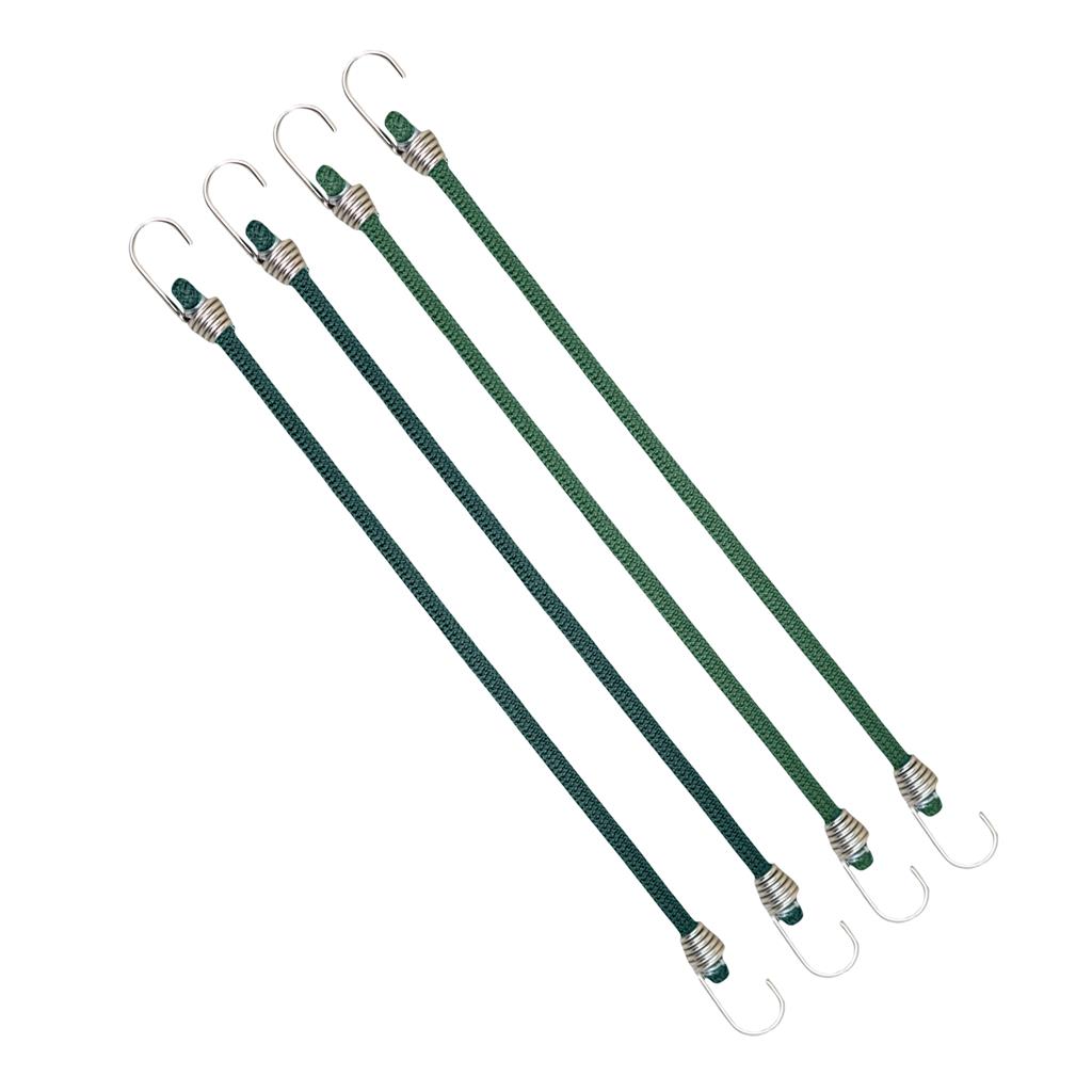 Mini Bungee Cords - 10" - 4 Pack