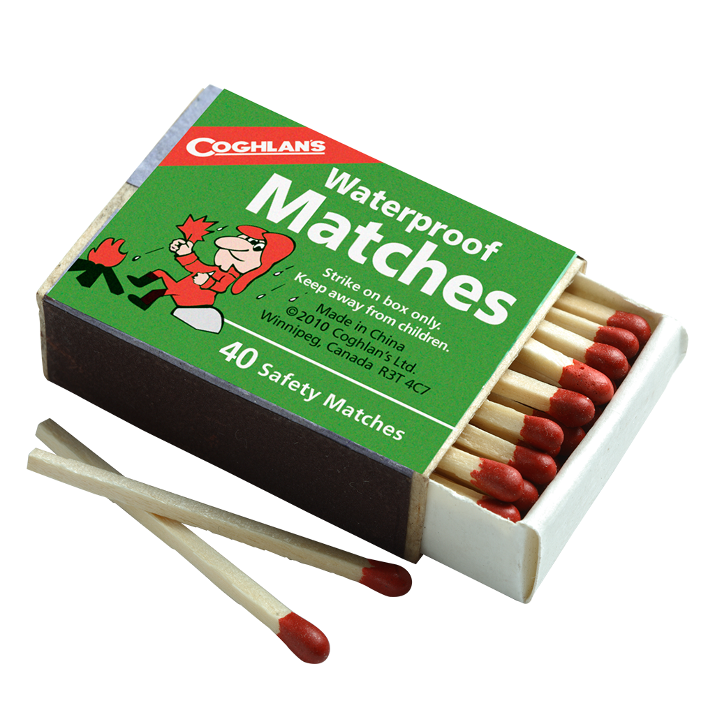 Waterproof Matches - 10 Pack