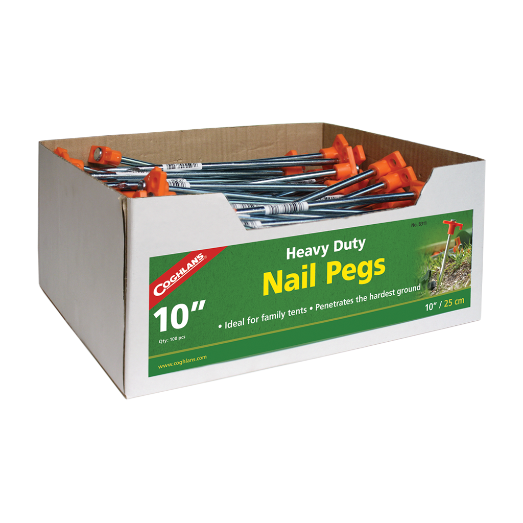 Nail Pegs - 10" - Bulk