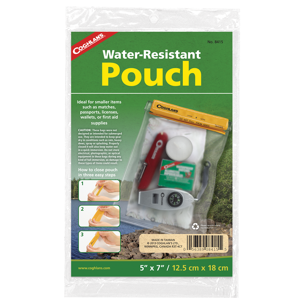 Water Resistant Pouch - 5" x 7"