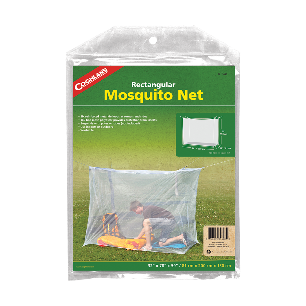 Rectangular Mosquito Net - White