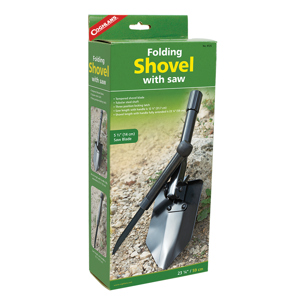 Folding Shovel with Saw