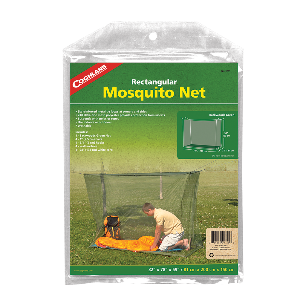 Rectangular Mosquito Net - Green