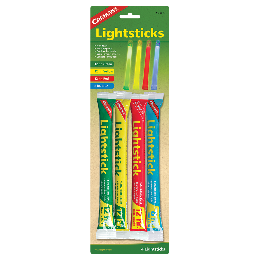 Lightsticks - Assorted - 4 Pack