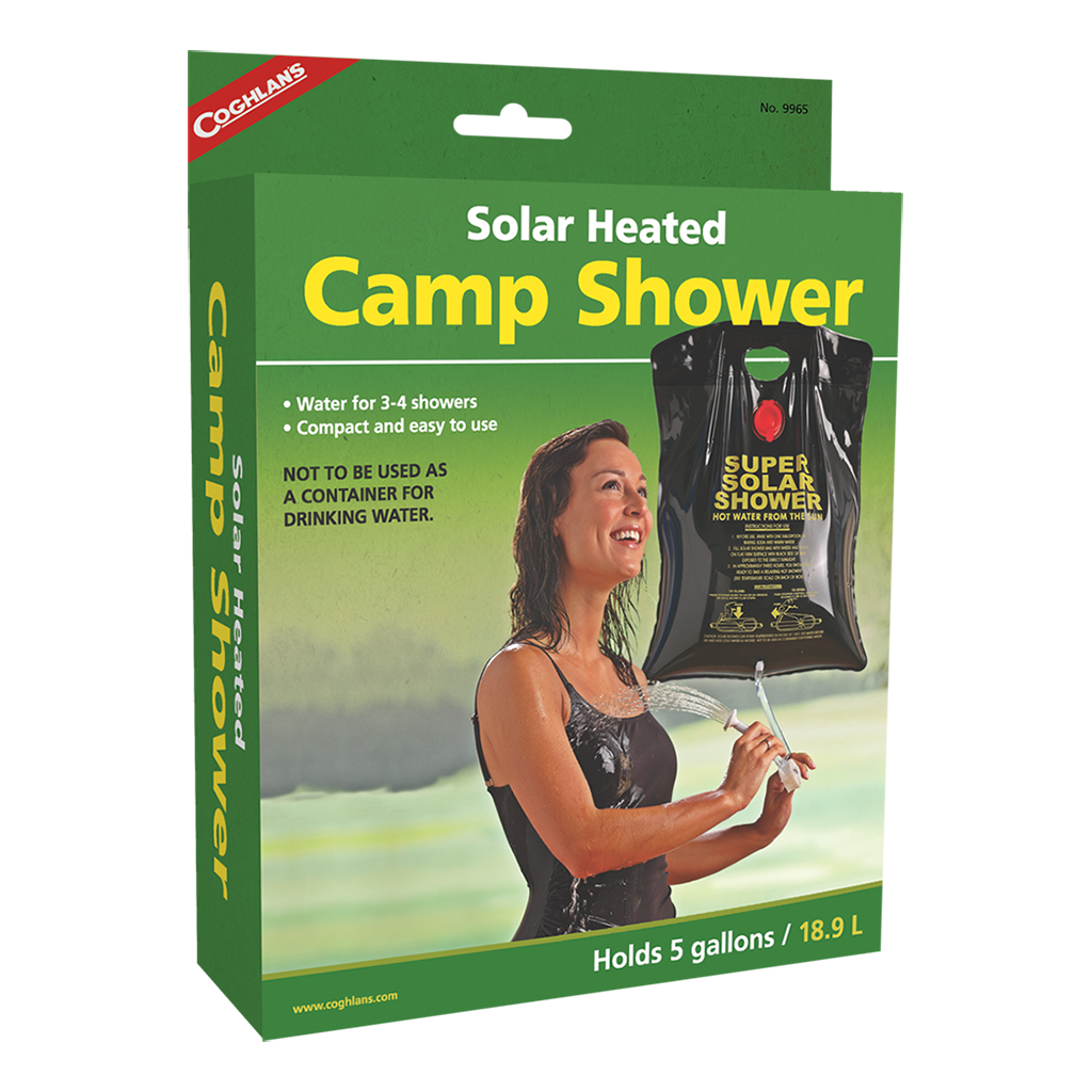 Solar Heated Camp Shower