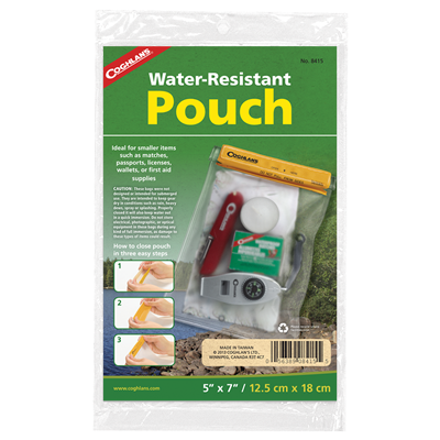 Water Resistant Pouch - 5" x 7"