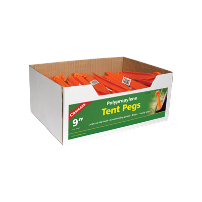 Poly Tent Pegs - 9" - Bulk