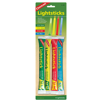 Lightsticks - Assorted - 4 Pack