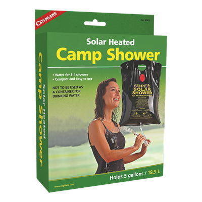 Solar Heated Camp Shower